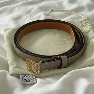 Loewe Women’s Belt - Sand & gold